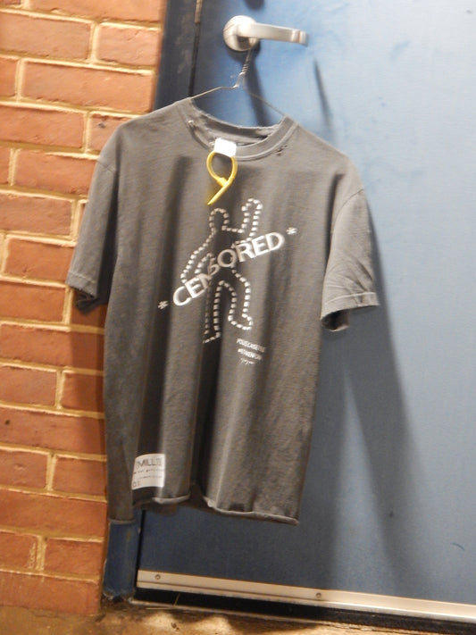 Grey Redacted (Censored) T-Shirt