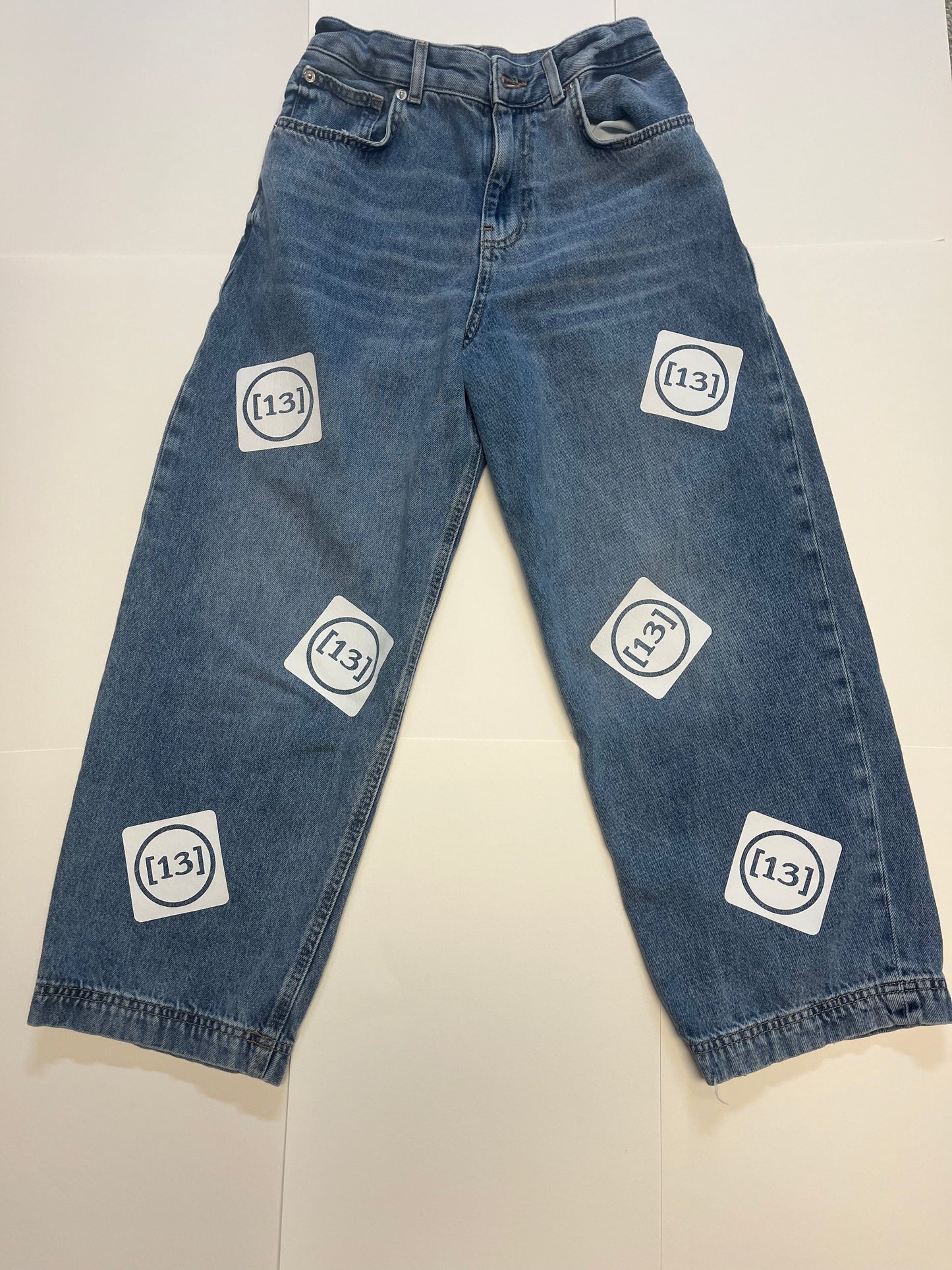 [MILL13] Scatter Logo Jeans