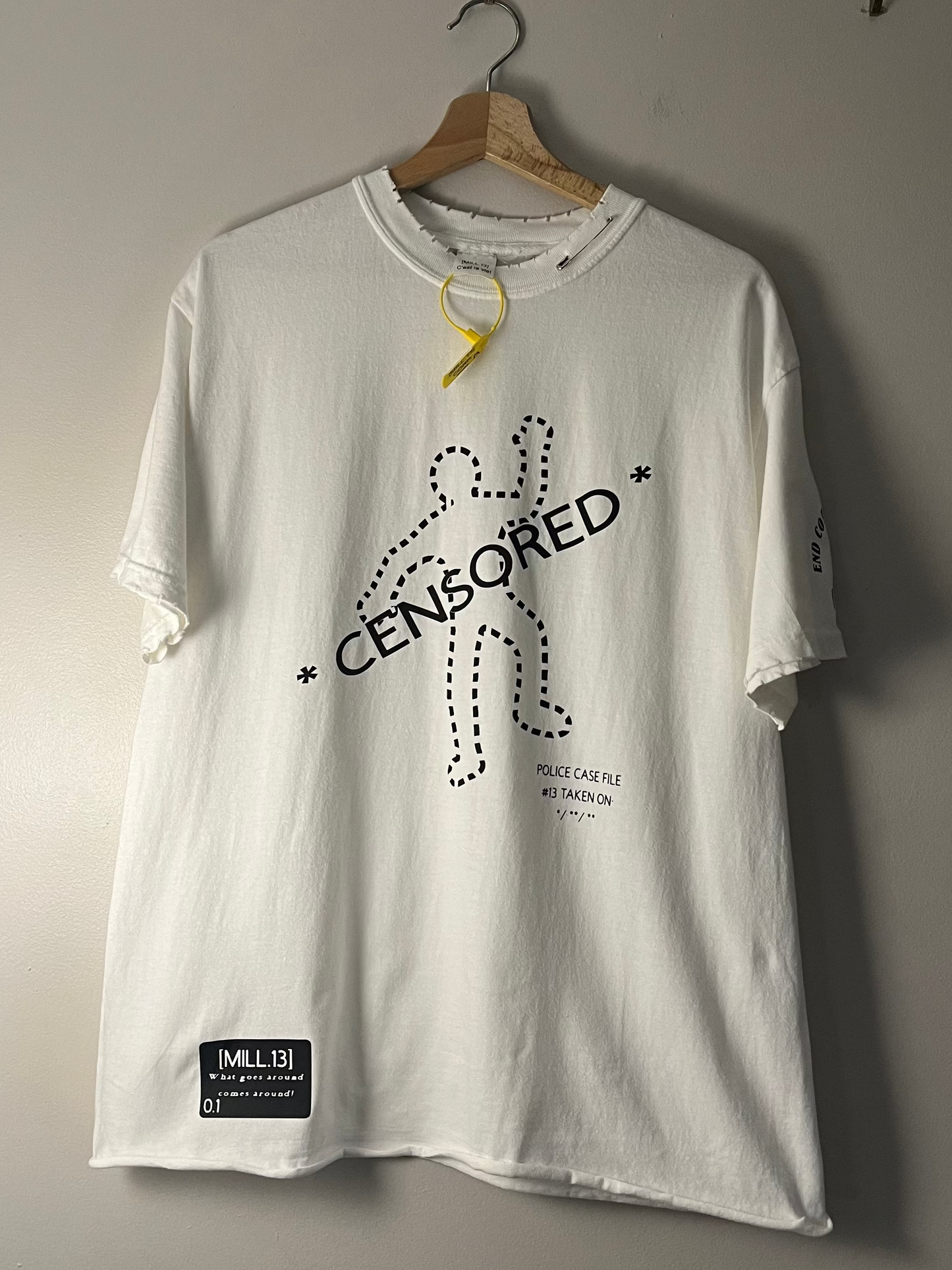 White Redacted (Censored) T-Shirt