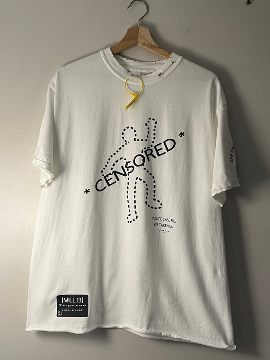 White Redacted (Censored) T-Shirt