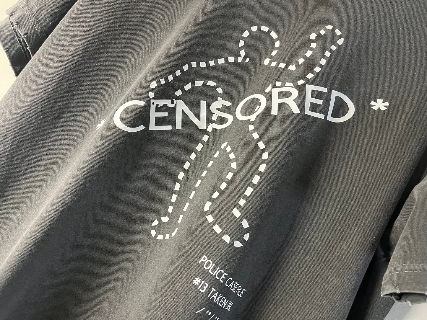 Grey Redacted (Censored) T-Shirt