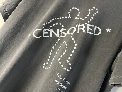 Grey Redacted (Censored) T-Shirt